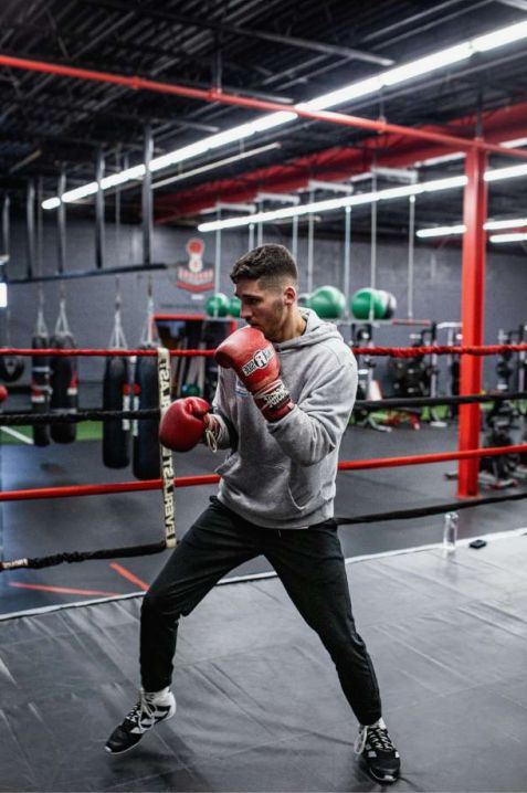 Pro Gloves Sparring NX — closeup padding